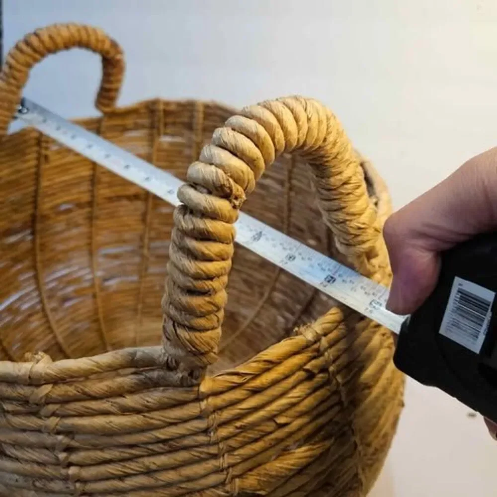 New Woven Basket with Handles. New with tags.